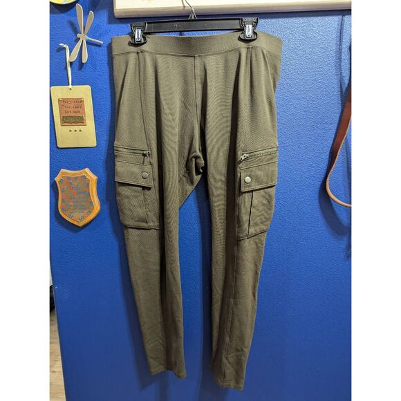 Express Cargo Leggings - Khaki Color - Picture 1 of 8